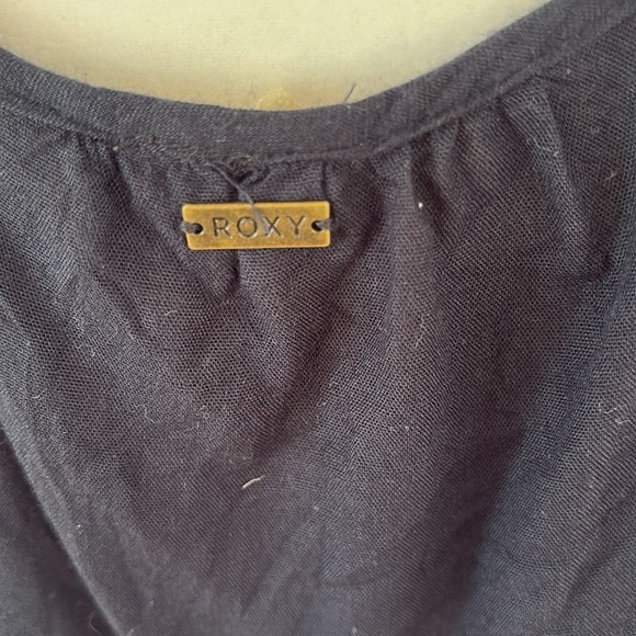 Roxy black swim cover up with tassels.  Size XS - Picture 6 of 9